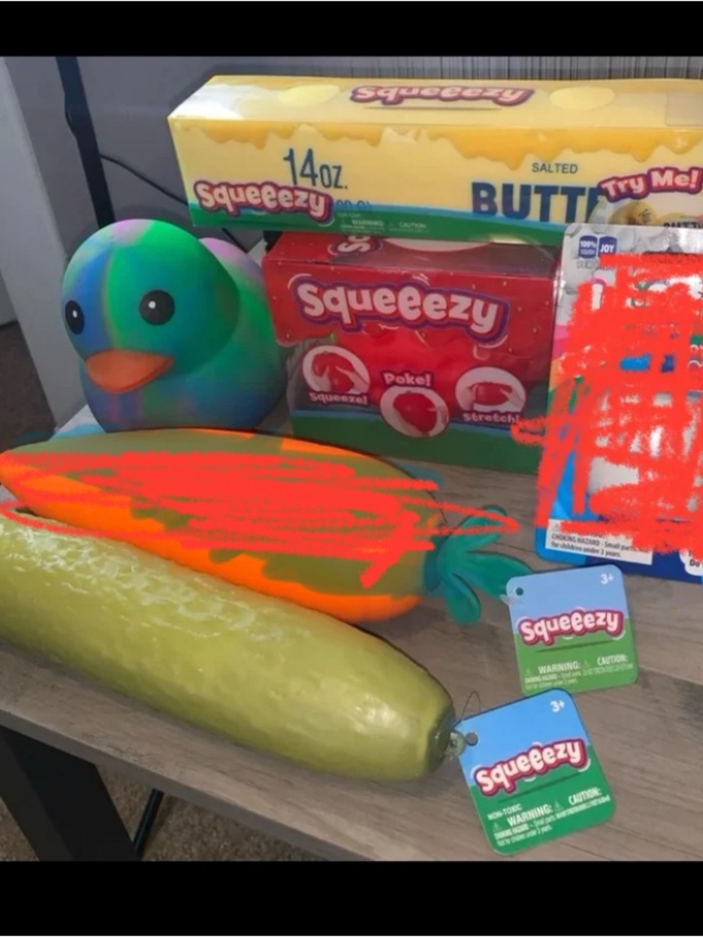 Squeeezy Lot of 4